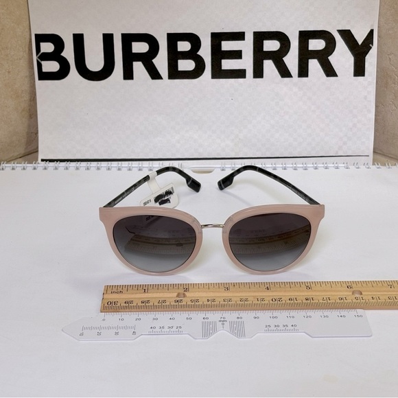 New Burberry BE4316 3899/8G Willow Beige Sunglasses - Picture 4 of 16